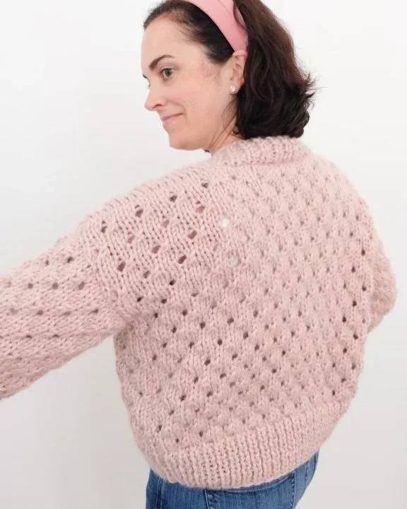 Knitting Cardigan Sweater Pattern + Tutorial | Simple Everyday